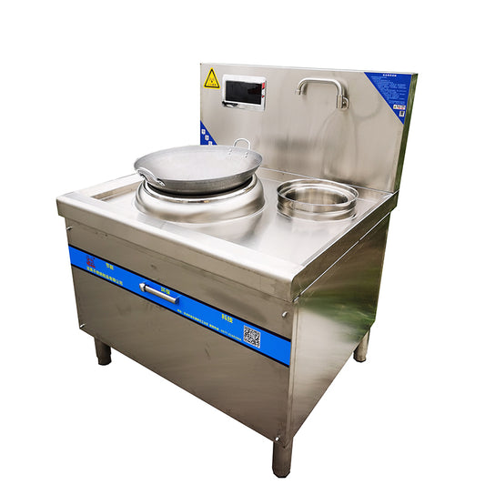 JIEMEI  High power commercial integrated electromagnetic big cooker A stir-fry a soup induction cooker 1000*1100*800 +400