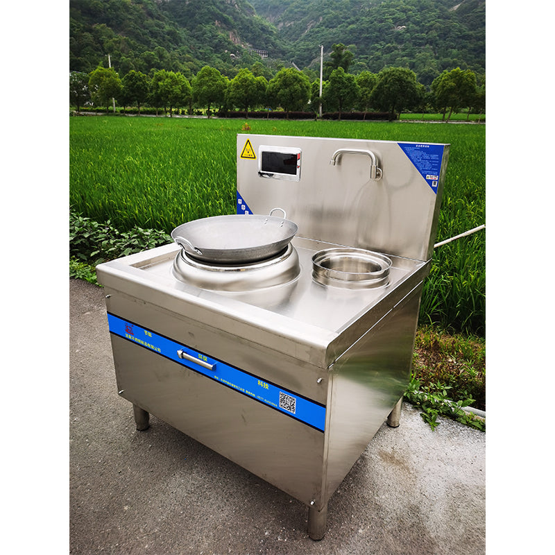 JIEMEI  High power commercial integrated electromagnetic big cooker A stir-fry a soup induction cooker 1000*1100*800 +400